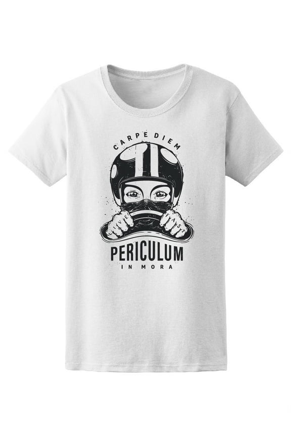 Woman Racing Gear Vintage Helmet Tee Women's -Image by Shutterstock
