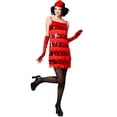 thumbnail image 1 of Woman Red Flapper M, 1 of 1