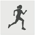 thumbnail image 1 of Woman Running Marathon Cardio Exercise DIY Cookie Wall Craft Stencil - 11.5 Inch, 1 of 5
