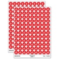 thumbnail image 1 of Woman Running on Treadmill Cardio Workout Gym 200+ Round Stickers - Red - Gloss Finish - 0.50" Size, 1 of 3