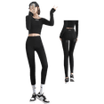 thumbnail image 1 of Woman Sexy Legging Trousers Outdoor Sexy Fastener Warm Plush Fall Yoga Pants Sport, 1 of 15