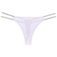 thumbnail image 1 of Woman Oversize See Through Panties Lace Thong with Bow, 1 of 5