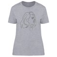 thumbnail image 1 of Woman Side Face T-Shirt Women -Image by Shutterstock, Female x-Large, 1 of 2