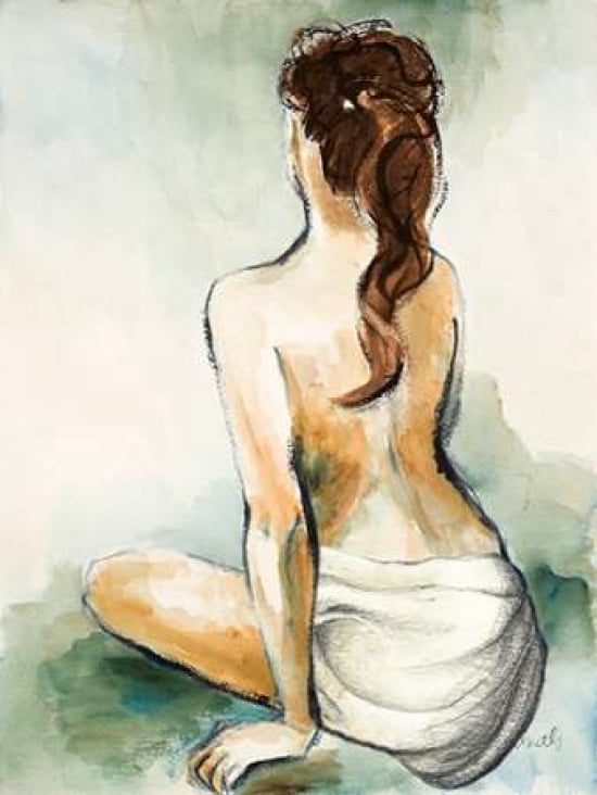 Woman Sitting II Canvas Art - Lanie Loreth (22 x 28)