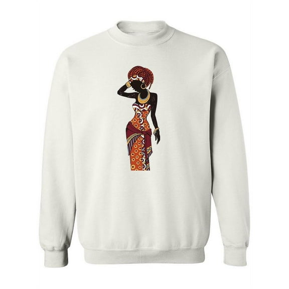 Woman Sketch Posing Sweatshirt Women -Image by Shutterstock, Female 3X-Large