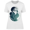 thumbnail image 1 of Woman Stars In Her Hair T-Shirt Women -Image by Shutterstock, Female x-Large, 1 of 2