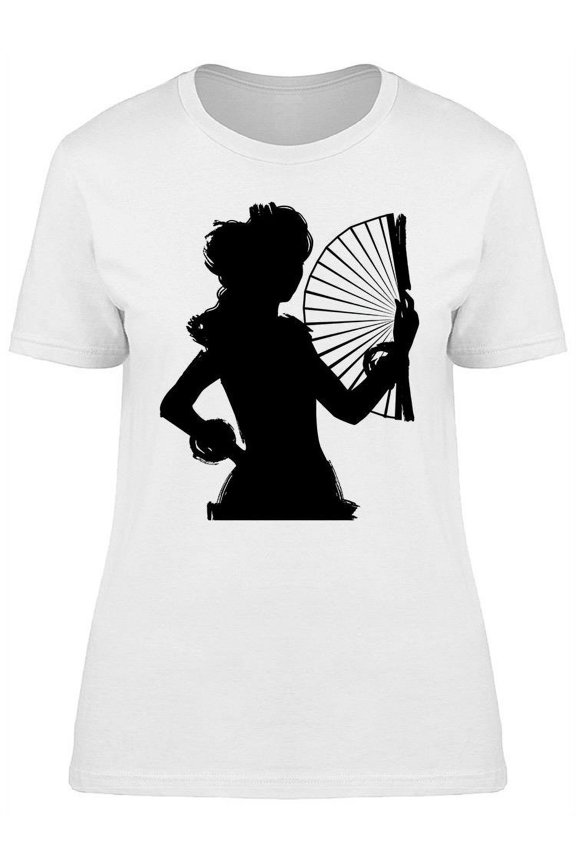 Woman Stay In Dancing Pose T-Shirt Women -Image by Shutterstock, Female Medium