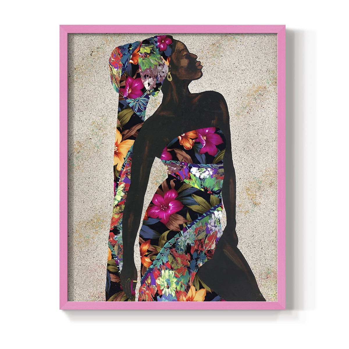 Woman Strong I Framed Print - Solid Wood in Single Picture Frame Solid Wood 2 Framed Print