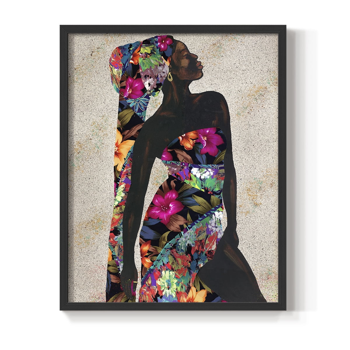Woman Strong I Framed Print - Solid Wood in Single Picture Frame Solid Wood 2 Framed Print