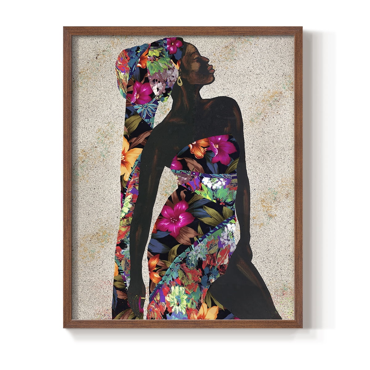Woman Strong I Framed Print - Solid Wood in Single Picture Frame Solid Wood 2 Framed Print