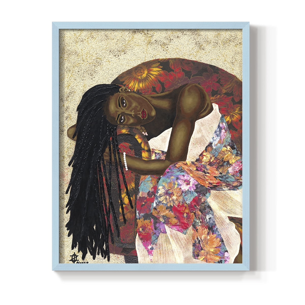 Woman Strong III Framed Print - Solid Wood in Single Picture Frame Solid Wood 2 Framed Print