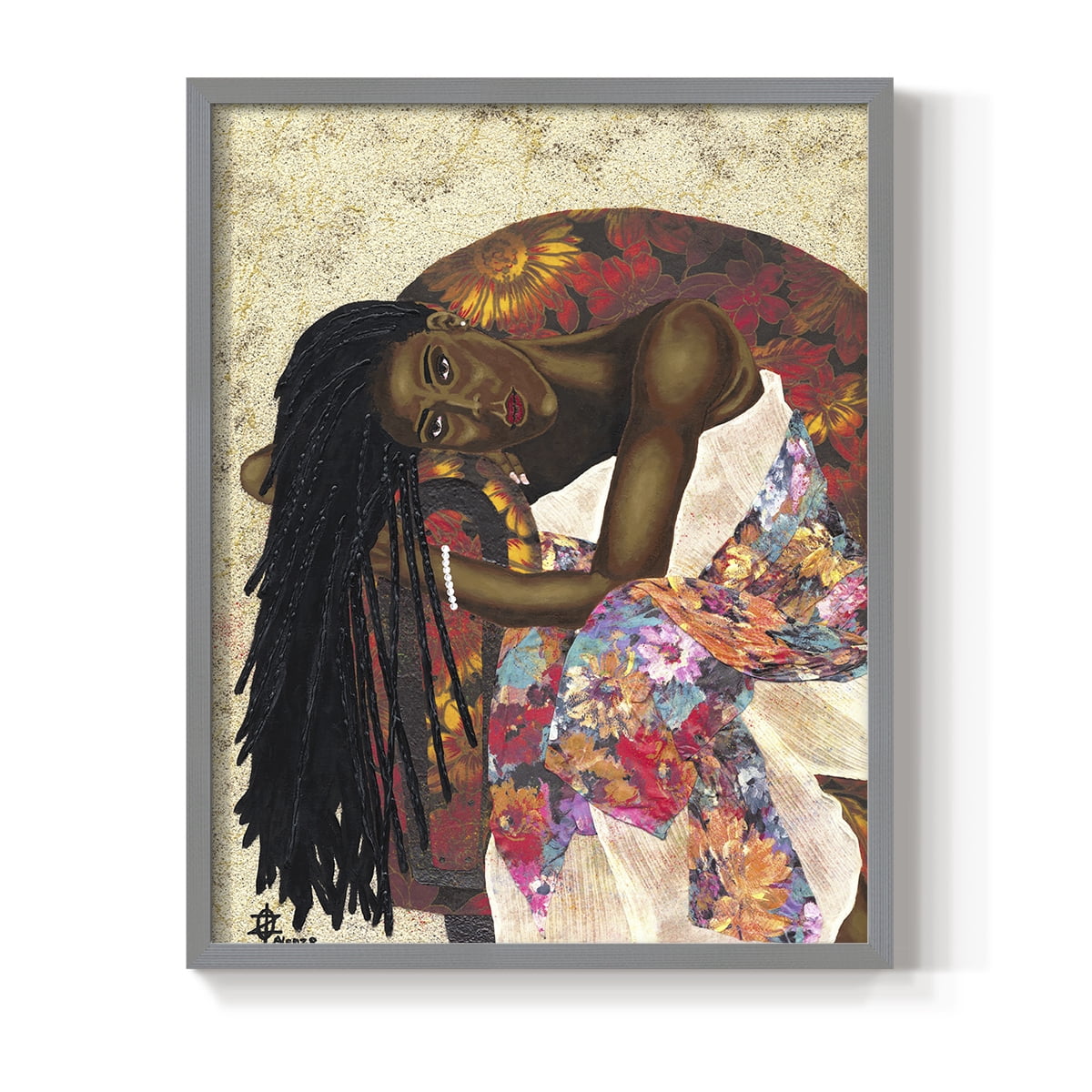 Woman Strong III Framed Print - Solid Wood in Single Picture Frame Solid Wood 2 Framed Print