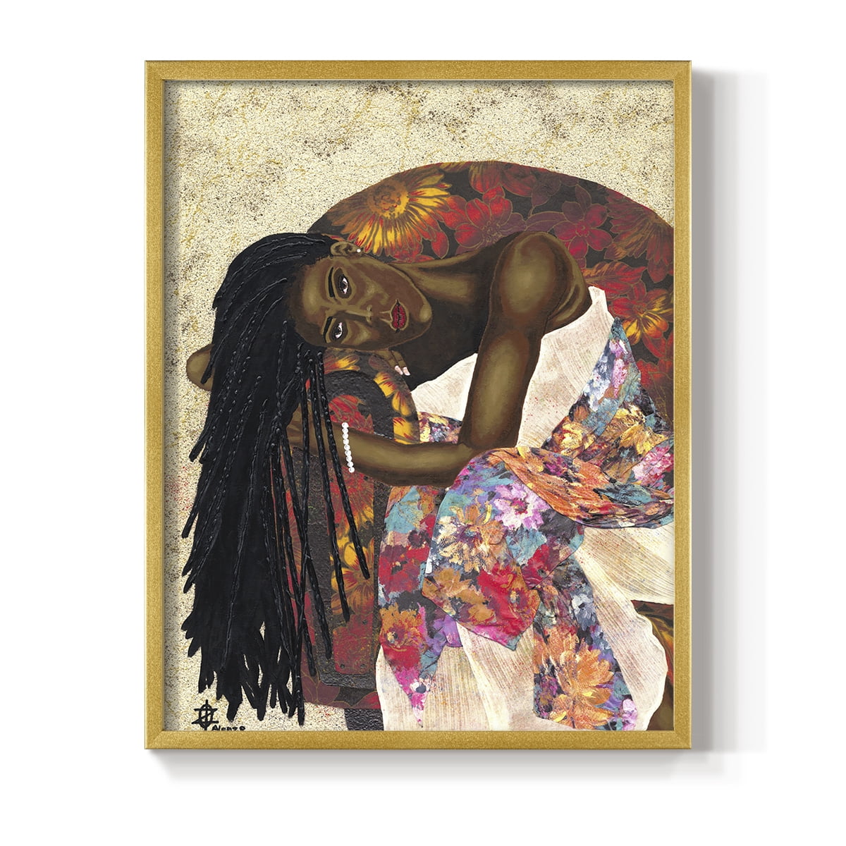 Woman Strong III Framed Print - Solid Wood in Single Picture Frame Solid Wood 2 Framed Print