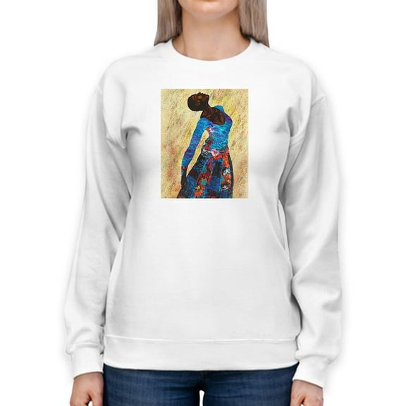Woman Strong Iv Sweatshirt Women -Alonzo Saunders Designs, Female Large