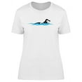 thumbnail image 1 of Woman Swimmer T-Shirt Women -Image by Shutterstock, Female Large, 1 of 2