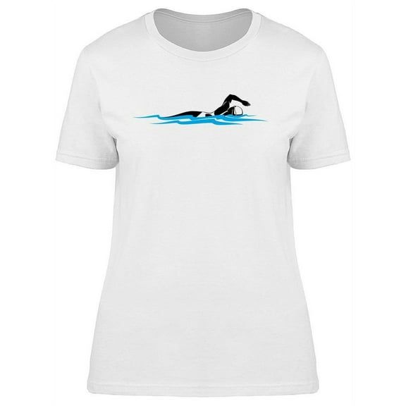 Woman Swimmer T-Shirt Women -Image by Shutterstock, Female x-Large