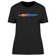 thumbnail image 1 of Woman Swimming On Her Back T-Shirt Women -Image by Shutterstock, Female XX-Large, 1 of 2