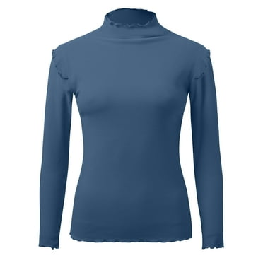 Woman Thermal Underwear Vest Winter Tops For Women Crew Neck Lined Thermal Thermal Underwear Slim Tops Long Sleeve Thermal Shirts