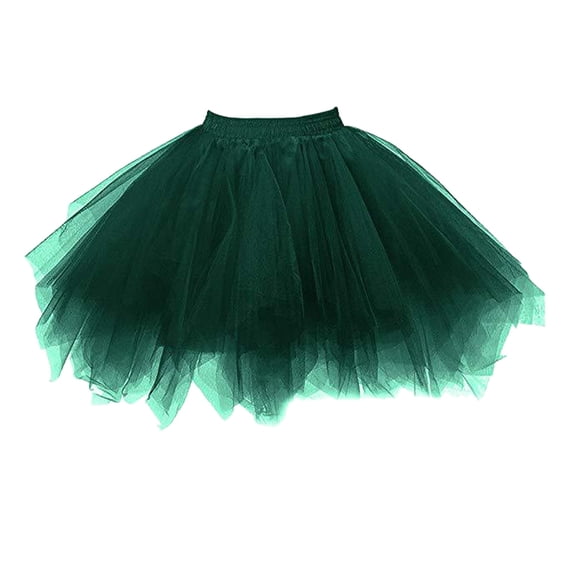 Woman Tutu Skirt Princess Puffy Irregular Color Skirt Skirt Support Rock Festival Skirt Vacation Holiday Female Dailywear
