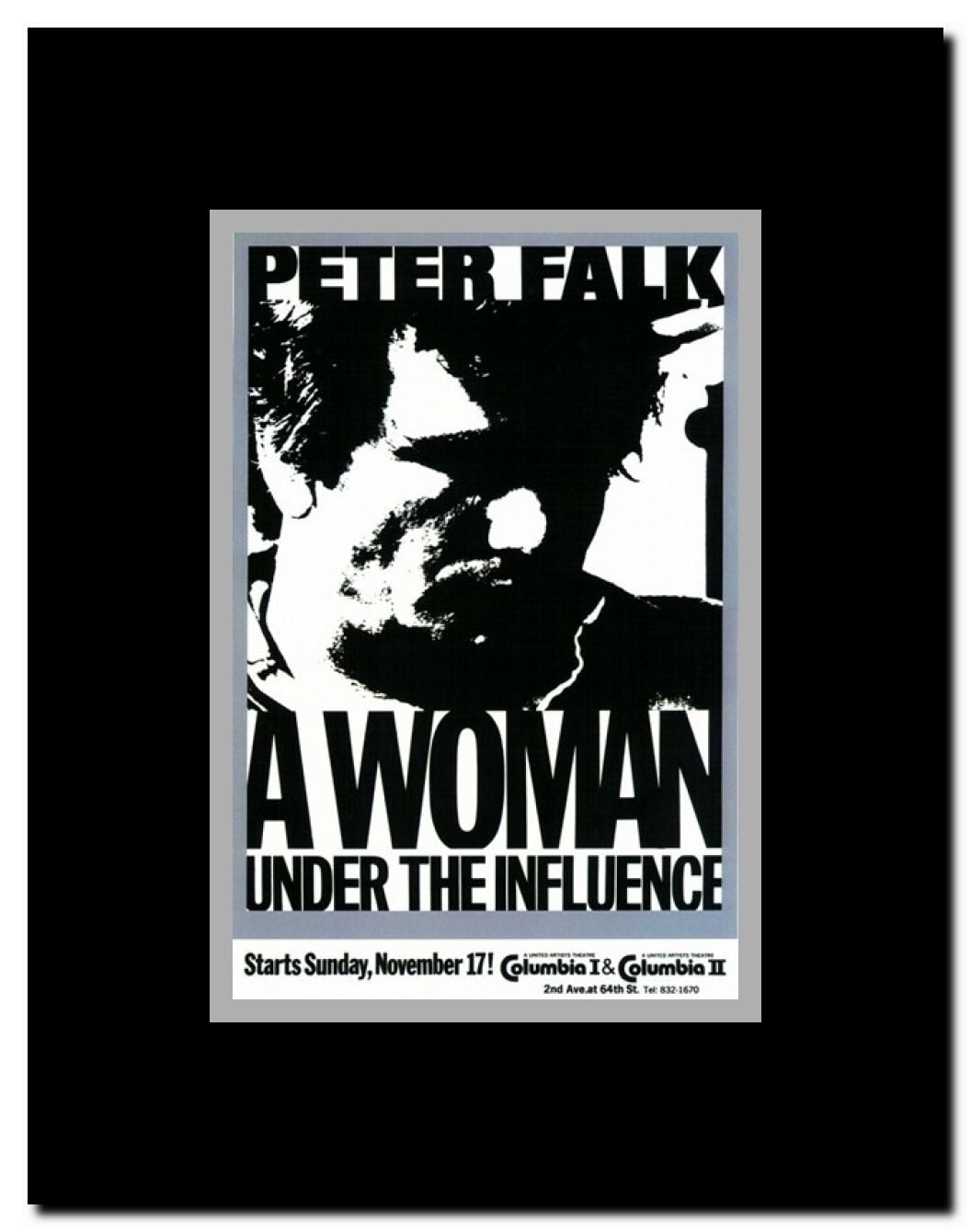 Woman Under the Influence Framed Movie Poster