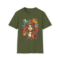 thumbnail image 1 of Woman Unisex Softstyle T-Shirt Native American Boho Hippie Chic Festival, 1 of 3