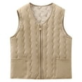 thumbnail image 1 of Women Vests Puffer Vest Women Full Zip Sleeveless Vest Lightweight Vests Cute Winter Outfits Clothes Women, 1 of 3