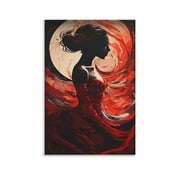 Woman Viscera Painting Canvas Painting, Woman Painting Colorful Wall Art, Colorful Woman Cellulite, Abstract Wall Decor Canvas Poster Wall Decorative Art Painting Living Room Bedroom Decoration Gift U