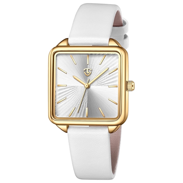 Woman Watch Elegant Square Dial Watches with Leather Strap  display picture 1