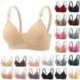 thumbnail image 1 of Woman Wireless Bra Thin And Comfortable Fixed Cup Bra Without Rims Gathers Breathable Underwear Daily Bra, 1 of 6
