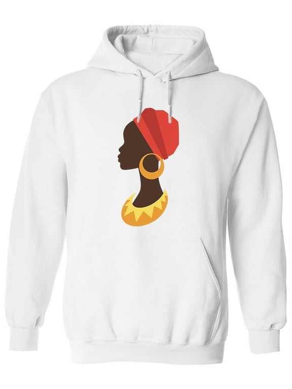 Woman With A Bandana Hoodie Women -Image by Shutterstock, Female x-Large