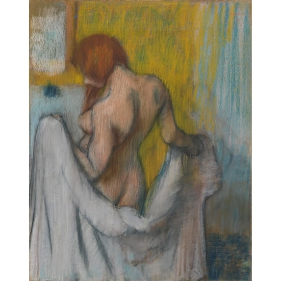 Woman With A Towel Fine Art (24 x 36)