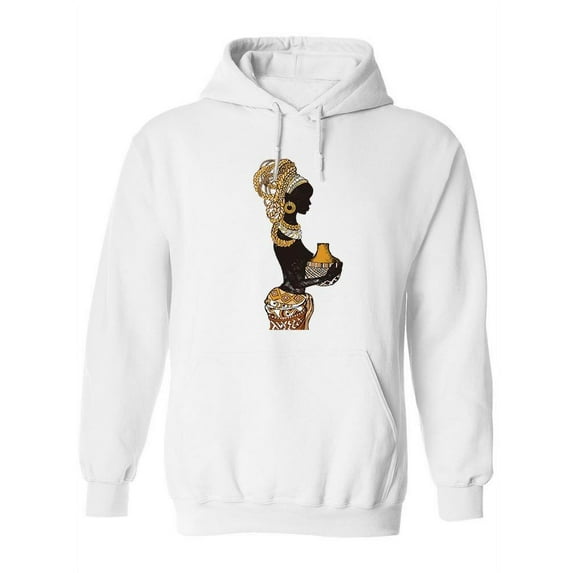 Woman With A Traditional Vessel Hoodie Women -Image by Shutterstock, Female Medium