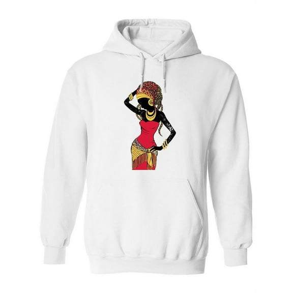 Woman With A yellow Bracelet Hoodie Women -Image by Shutterstock, Female Large