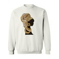 thumbnail image 1 of Woman With Beauty Hairstyle  Sweatshirt Women -Image by Shutterstock, Female XX-Large, 1 of 4