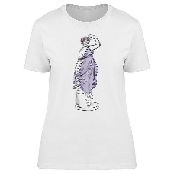 Woman With Glitch Effect T-Shirt Women -Image by Shutterstock, Female Medium