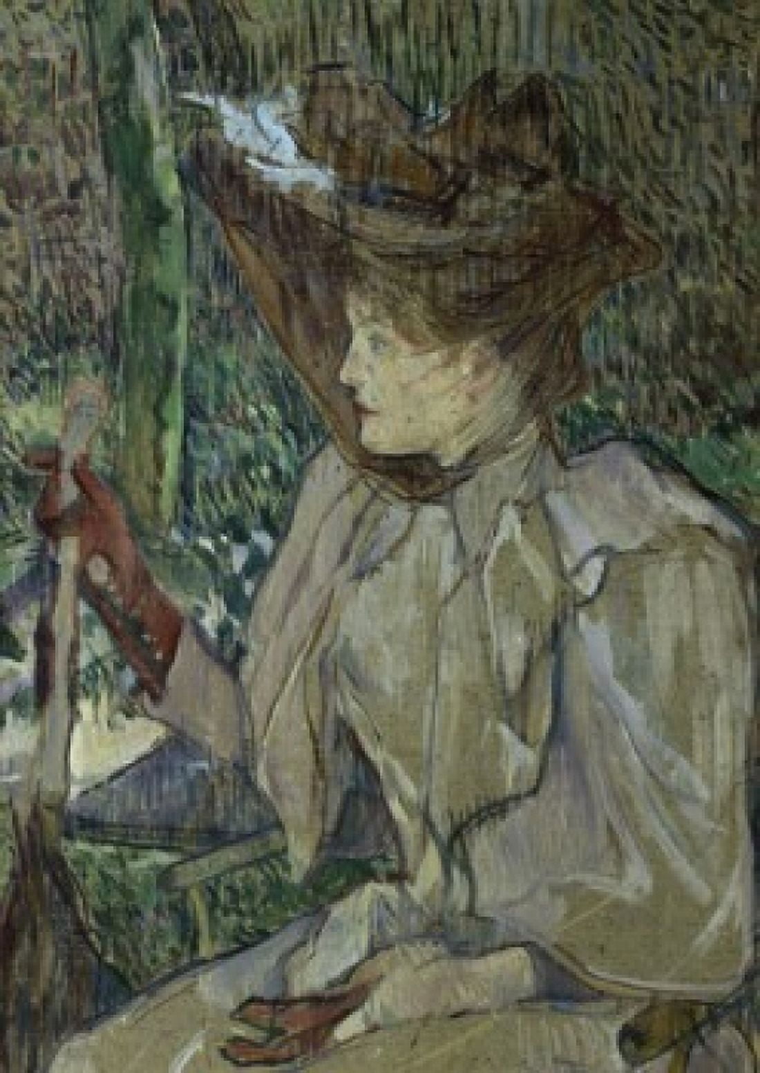 Woman With Gloves 1891 Henri de Toulouse-Lautrec (1864-1901French) Musee dOrsay Paris Canvas Art - Henri de Toulouse-Lautrec (18 x 24)