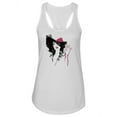 thumbnail image 1 of Woman With Hat Racerback Tank Women -Image by Shutterstock, Female x-Small, 1 of 4