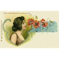 thumbnail image 1 of Woman With Poppies Poster Print By Mary Evans Peter And Dawn Cope Collection (36 X 24), 1 of 3