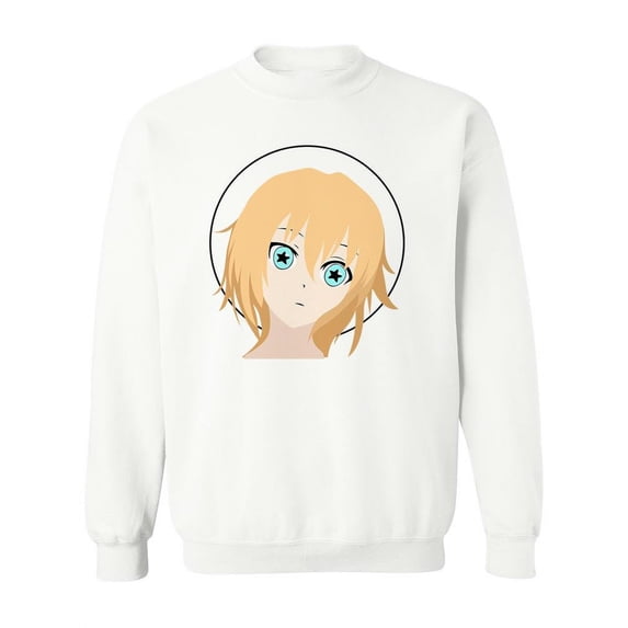 Woman With Star Eyes Sweatshirt Women -SPIdeals Designs, Female 4X-Large