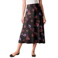 thumbnail image 1 of Woman Within Plus Size 7-Day Knit A-Line Skirt, 1 of 2