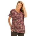 thumbnail image 1 of Woman Within Plus Size 7-Day Notch-Neck Tunic, 1 of 6