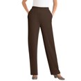 thumbnail image 1 of Woman Within Plus Size 7-Day Rib-Knit Wide-Leg Pull-On Pants, 1 of 2