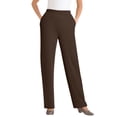 thumbnail image 1 of Woman Within Plus Size 7-Day Rib-Knit Wide-Leg Pull-On Pants, 1 of 2