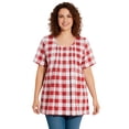thumbnail image 1 of Woman Within Plus Size A-Line Knit Tunic, 1 of 5