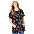 thumbnail image 1 of Woman Within Plus Size Americana Kangaroo Pocket Tee, 1 of 5