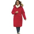 thumbnail image 1 of Woman Within Plus Size Arctic Parka Jacket & Hood 40" Knee Length Down Blend Long Winter Coat, 1 of 5