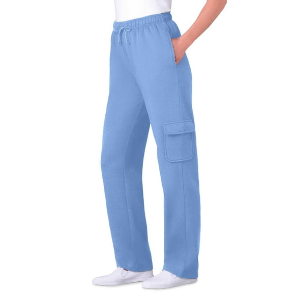Woman Within Plus Size Better Fleece Cargo Sweatpant (Petite & Tall Available)