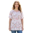 thumbnail image 1 of Woman Within Plus Size Blouson Peasant Tunic, 1 of 5
