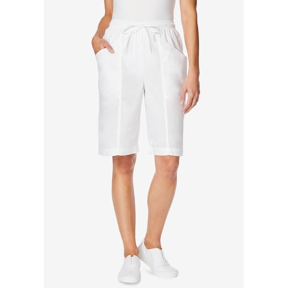 Woman Within Plus Size Boardwalk Front Seam Short