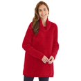 thumbnail image 1 of Woman Within Plus Size Chenille Cowlneck Sweater, 1 of 5